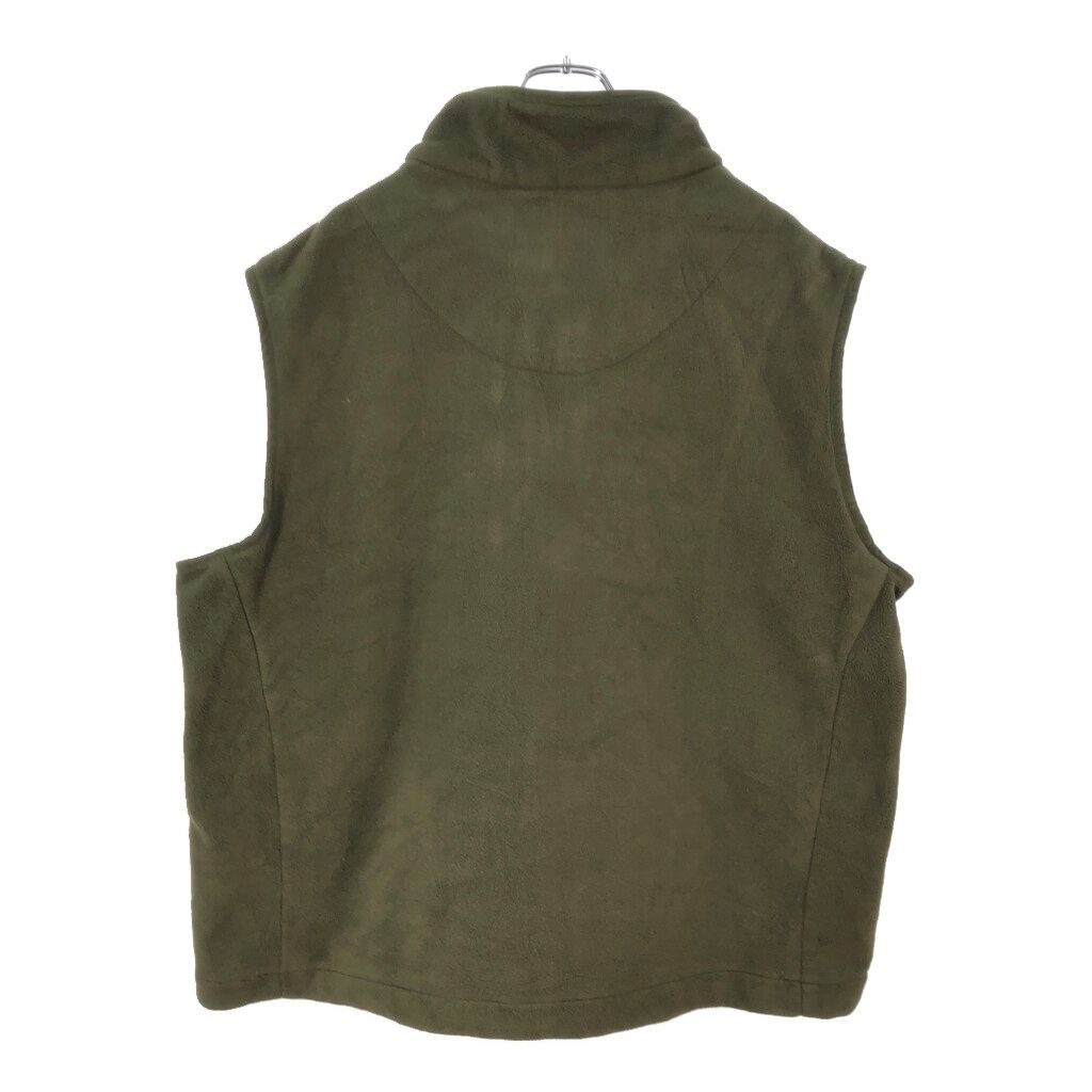 Barbour フリースベスト サイズ38 オリーブ 00年代 Barbour バブアー フリースベスト 大きいサイズ オリーブ
