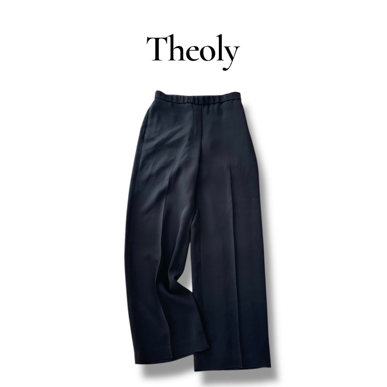 2024年モデル Theory セオリー NEW SYNTHETIC CREPE WIDE PULLON L