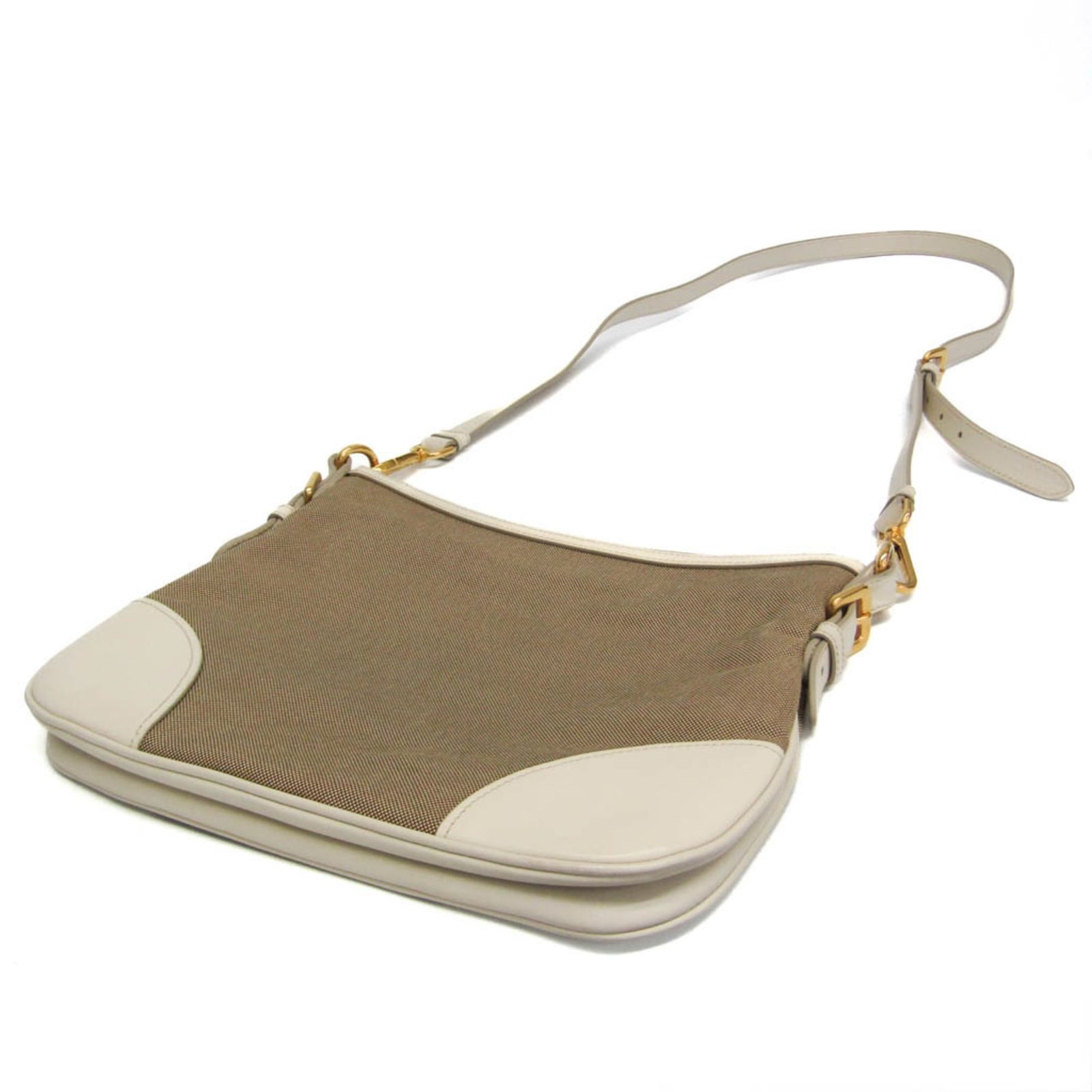 プラダ(Prada) ロゴ ジャガード BT867A レディース キャンバス,レザー