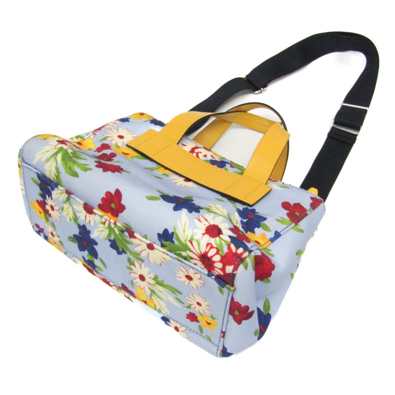 MIU MIU メッシュハンドバッグ　花柄 MIU MIU メッシュ ハンドバッグ 花柄