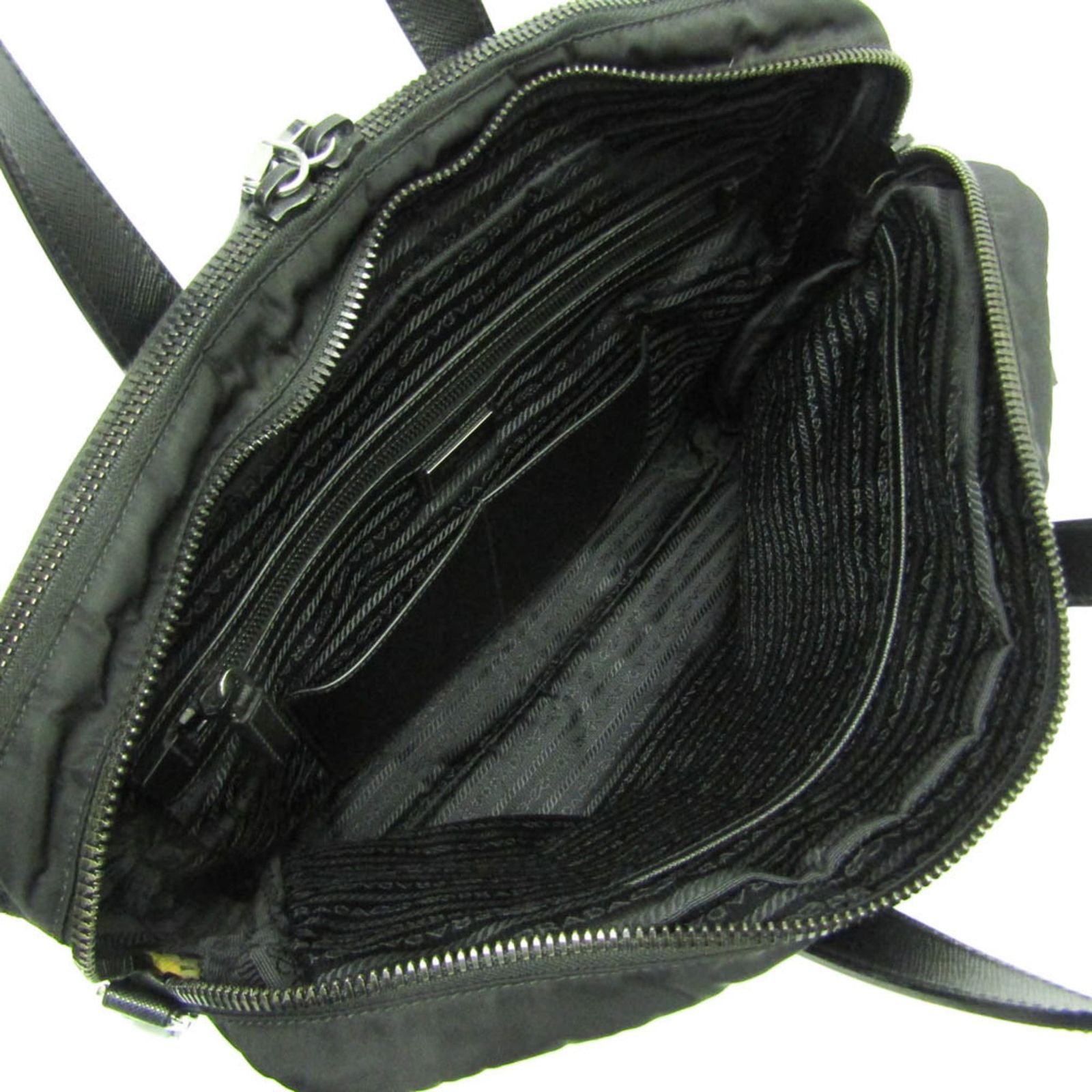 プラダ(Prada) サフィアーノ テスート 2VE015 メンズ ナイロン,レザー