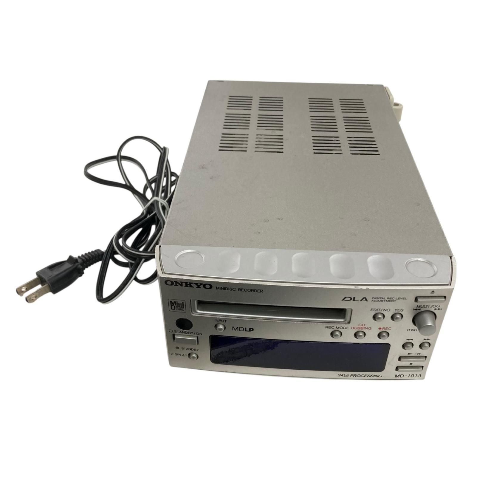 186001 通電確認のみ ONKYO オンキョー ミニディスクレコーダー MD