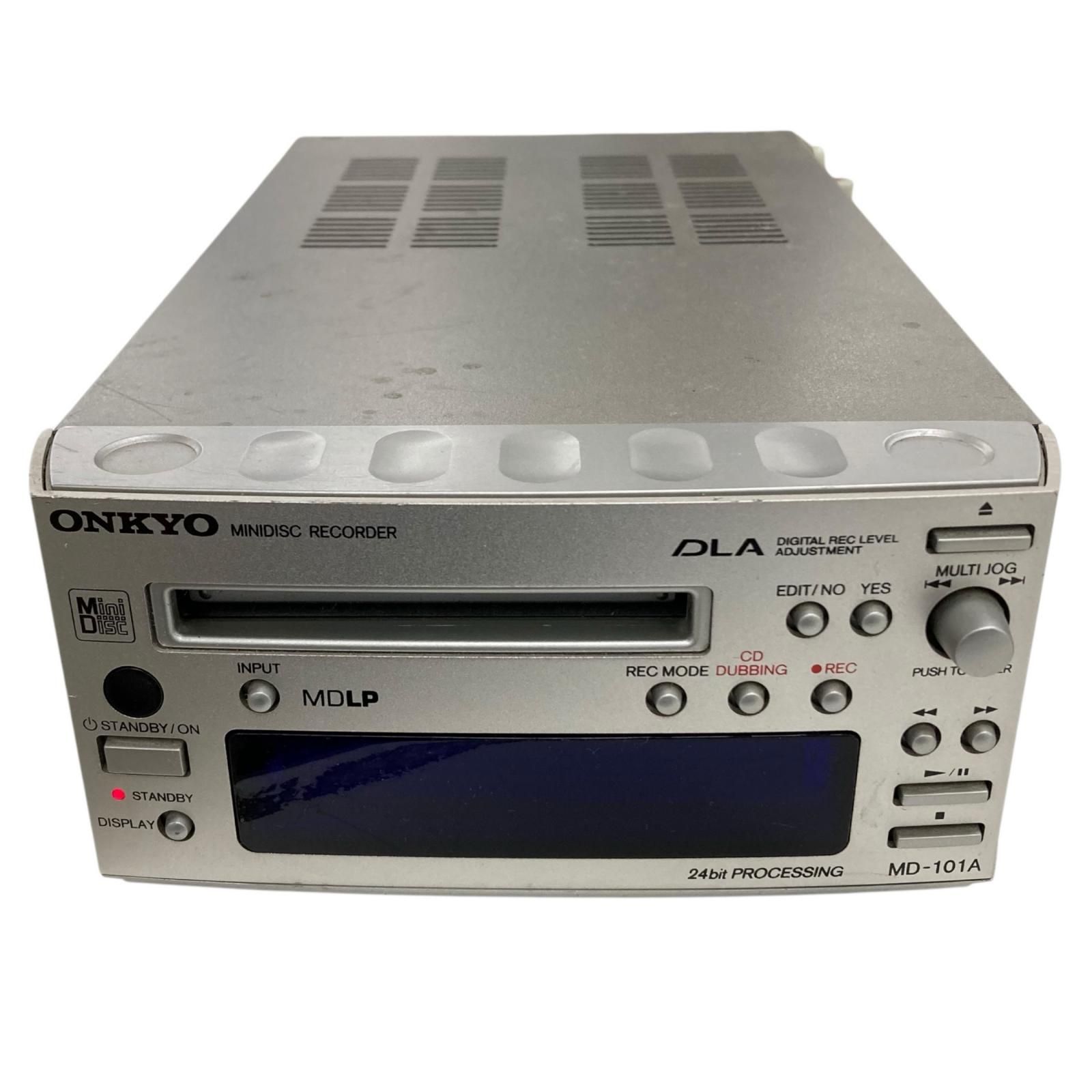 186001 通電確認のみ ONKYO オンキョー ミニディスクレコーダー MD
