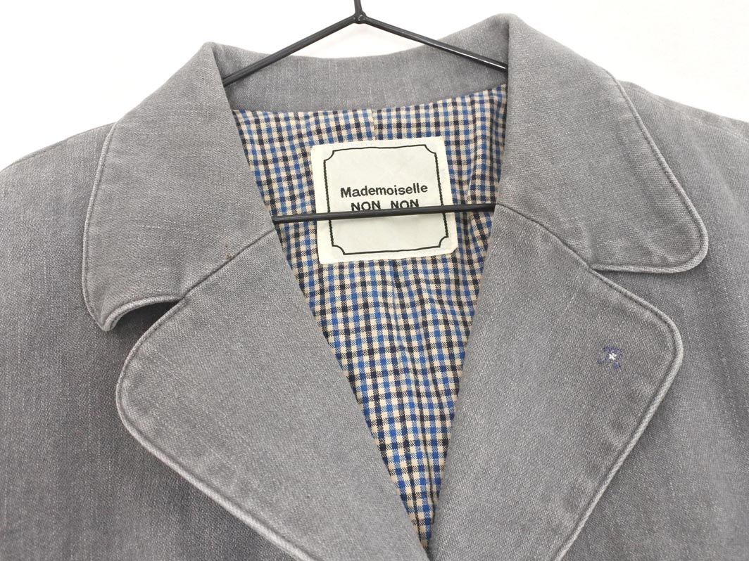 MADEMOISELLE NONNON マドモアゼルノンノン デニム テーラード