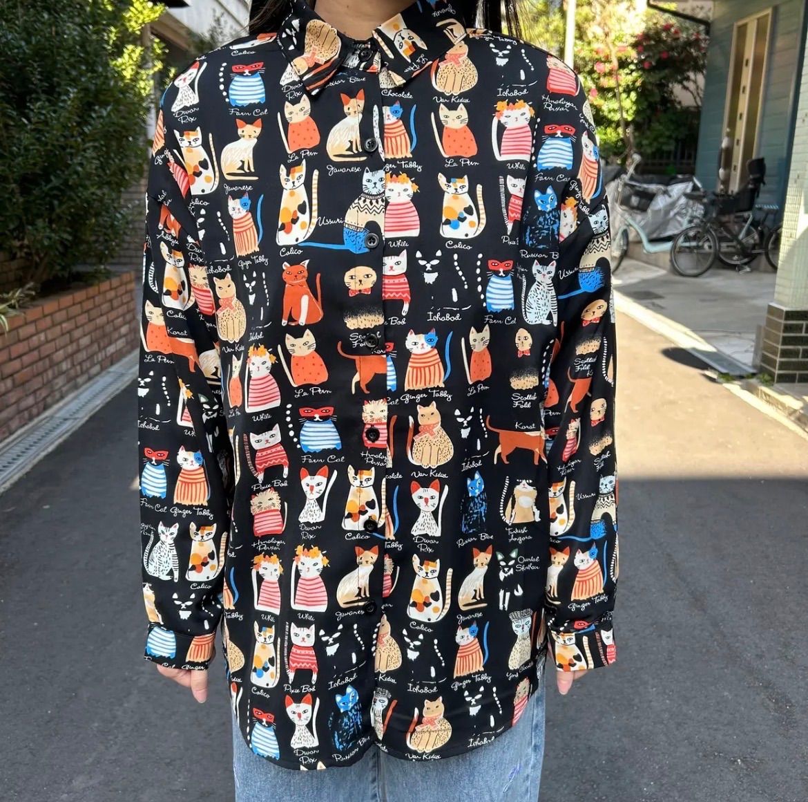 総柄シャツ(14346487) - メルカリ