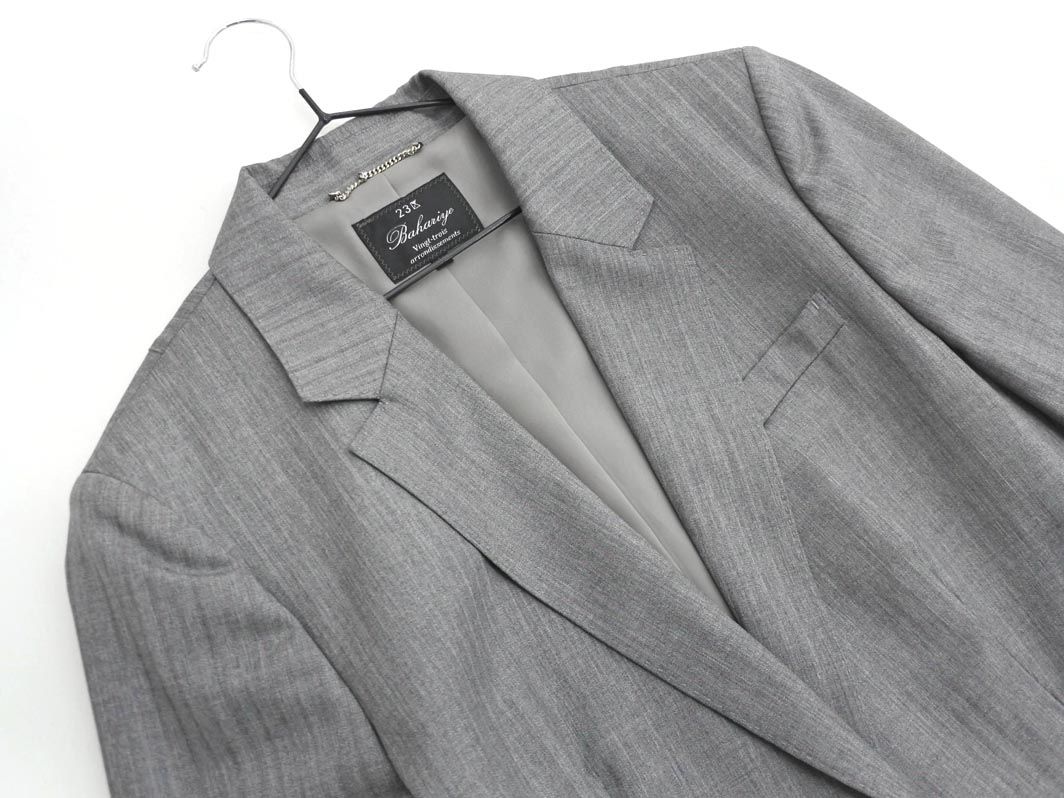 新品未使用38・36✨23区 スカート スーツ セットアップ ストライプ グレー 23区 ストライプ セットアップ ジャケット スカート スーツ size44