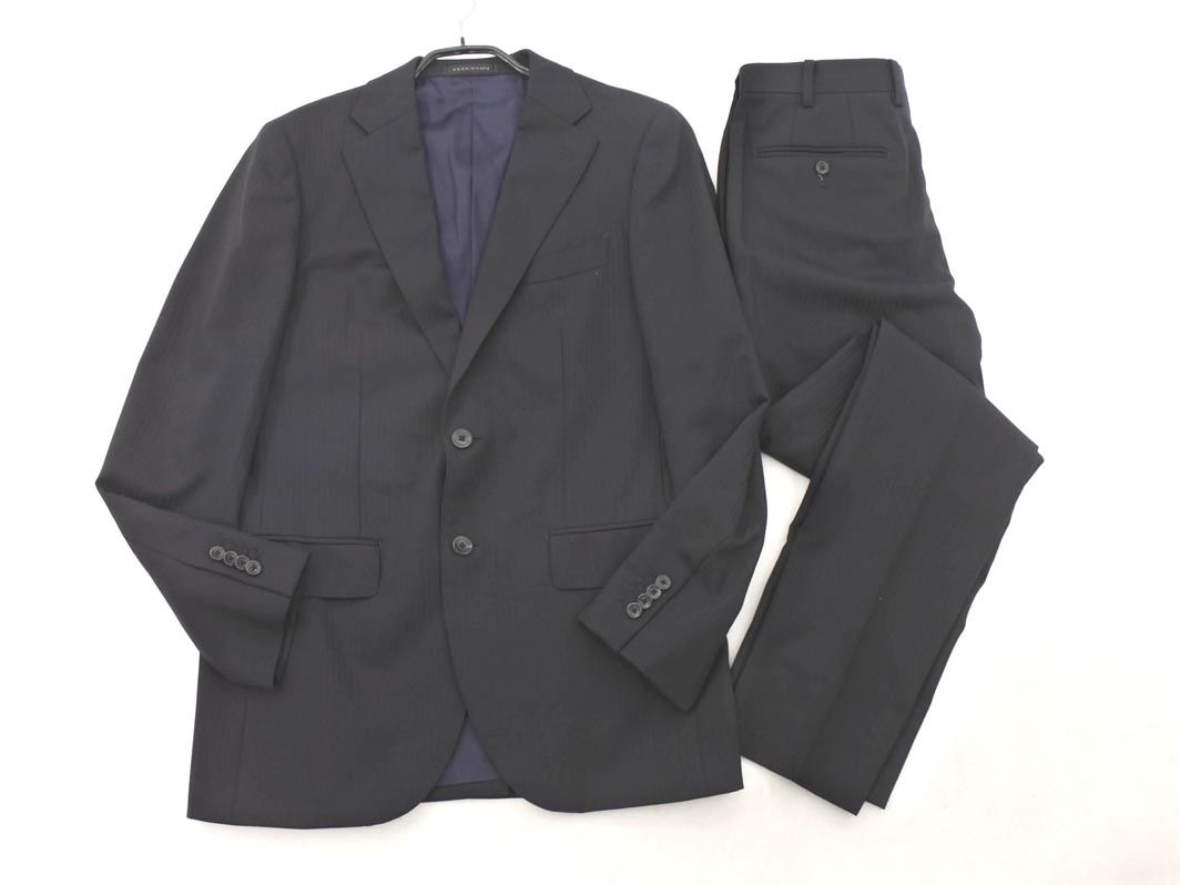 HILTON ヒルトン ストライプ セットアップ ジャケット パンツ スーツ