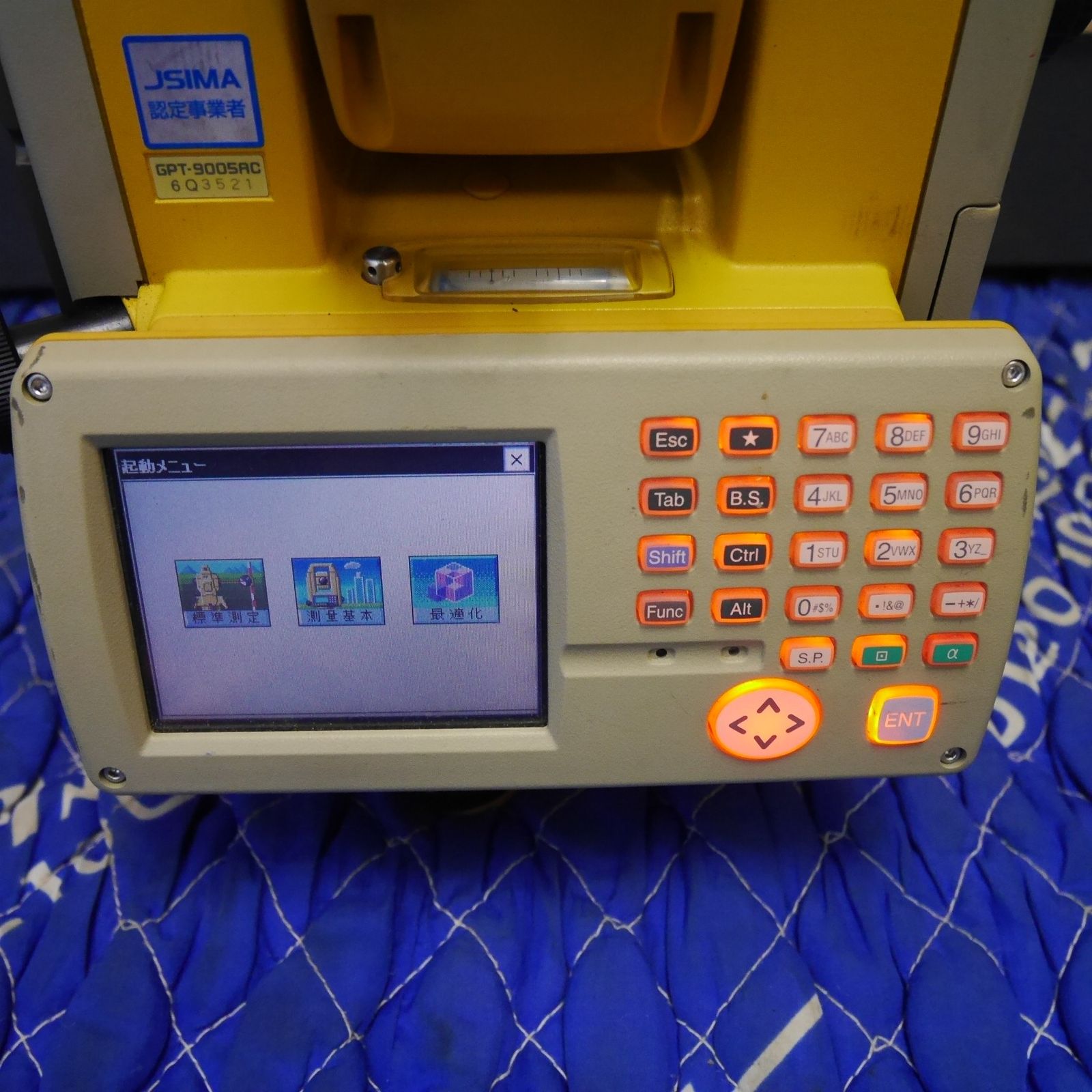  TOPCON トプコン 自動視準 パルス トータル ステーション GPT-9000 AC GPT-9005 測量 機 測定 器 角度計 水平器 水準器 計測 検査