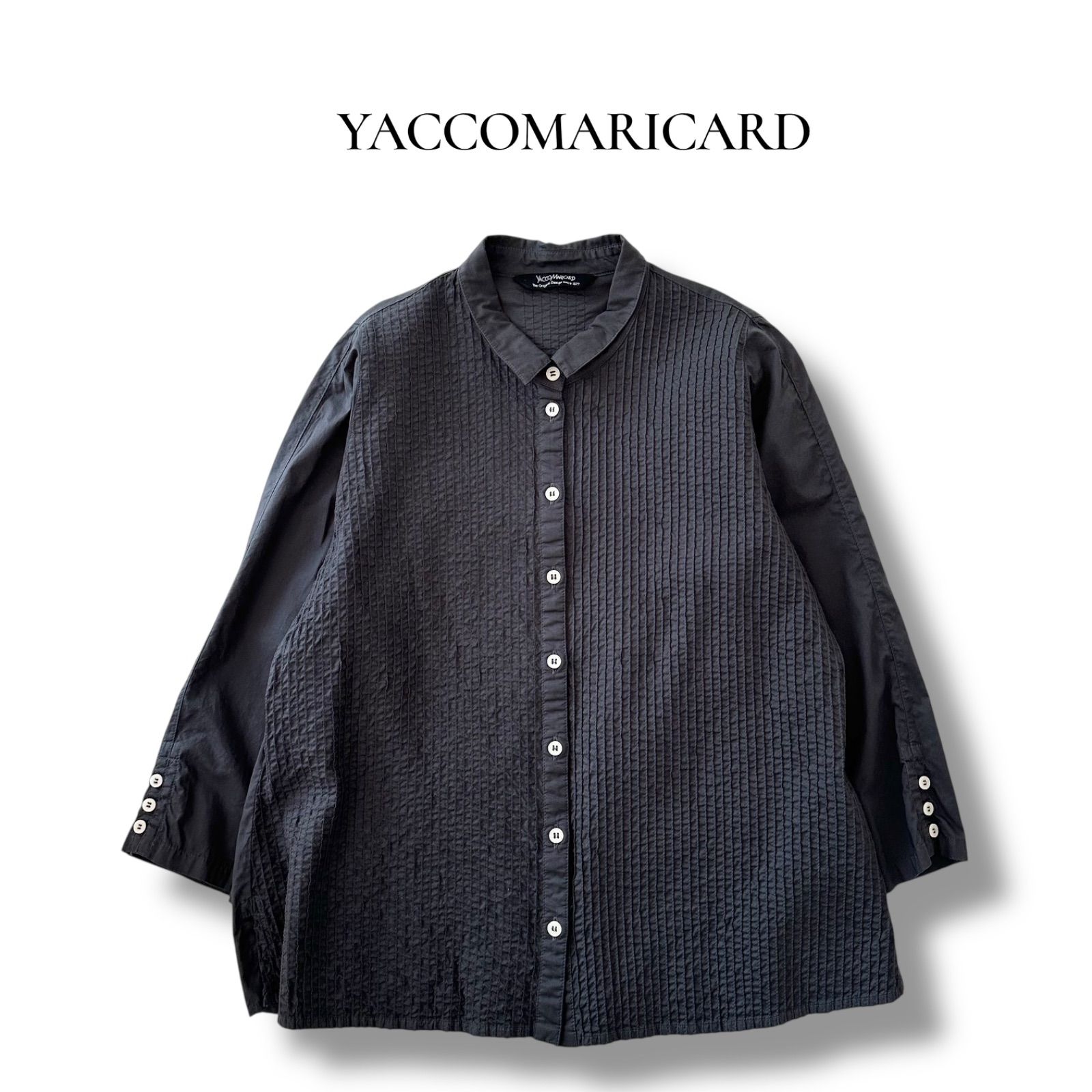 ヤッコマリカルド 近年モデル ピンタック ブラウス シャツ 2 M