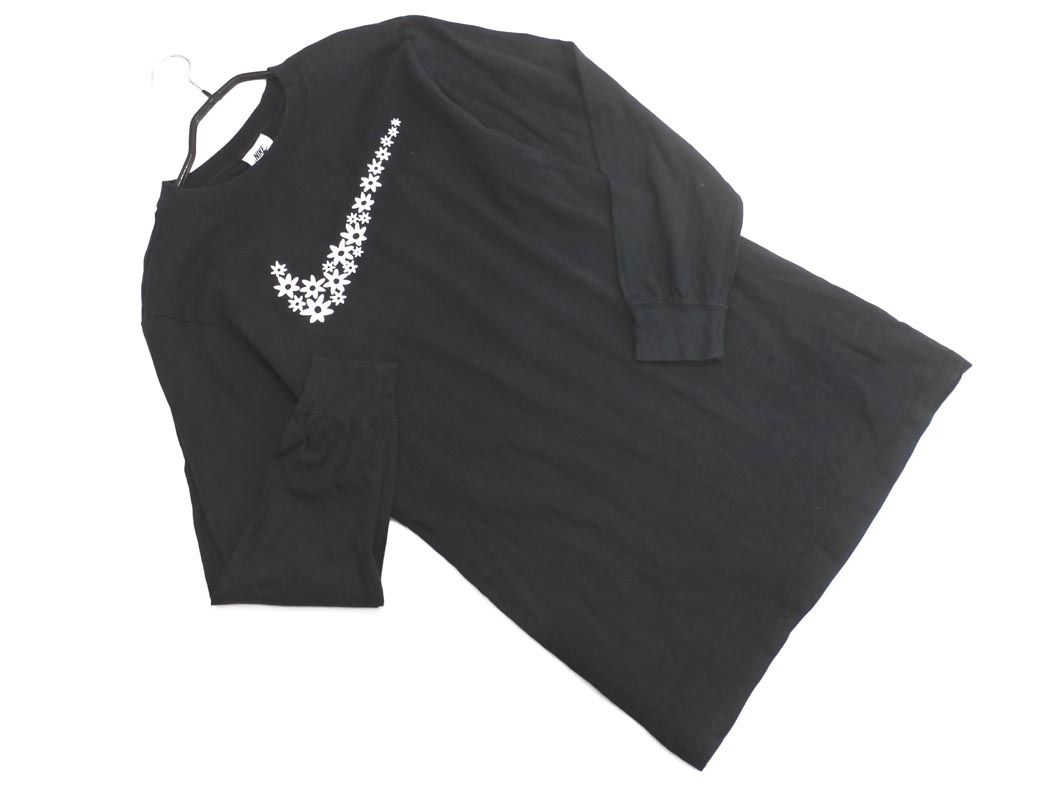 NIKE ナイキ 刺繍 花柄 ロング Tシャツ sizeXS/黒 ◇□ メンズ - メルカリ