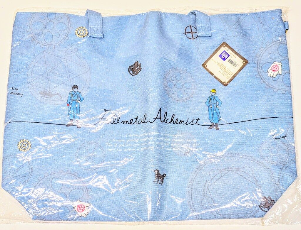 ロイ・マスタング モデル ショルダーバッグ ハンドバッグ 鋼の錬金術師 鋼の錬金術師 | SuperGroupies(スーパーグルーピーズ) 鋼の錬金術師　ロイ　トートバッグ