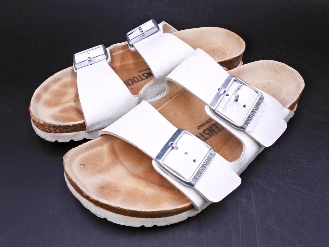 BIRKENSTOCK ビルケンシュトック アリゾナ サンダル size24.5cm/白