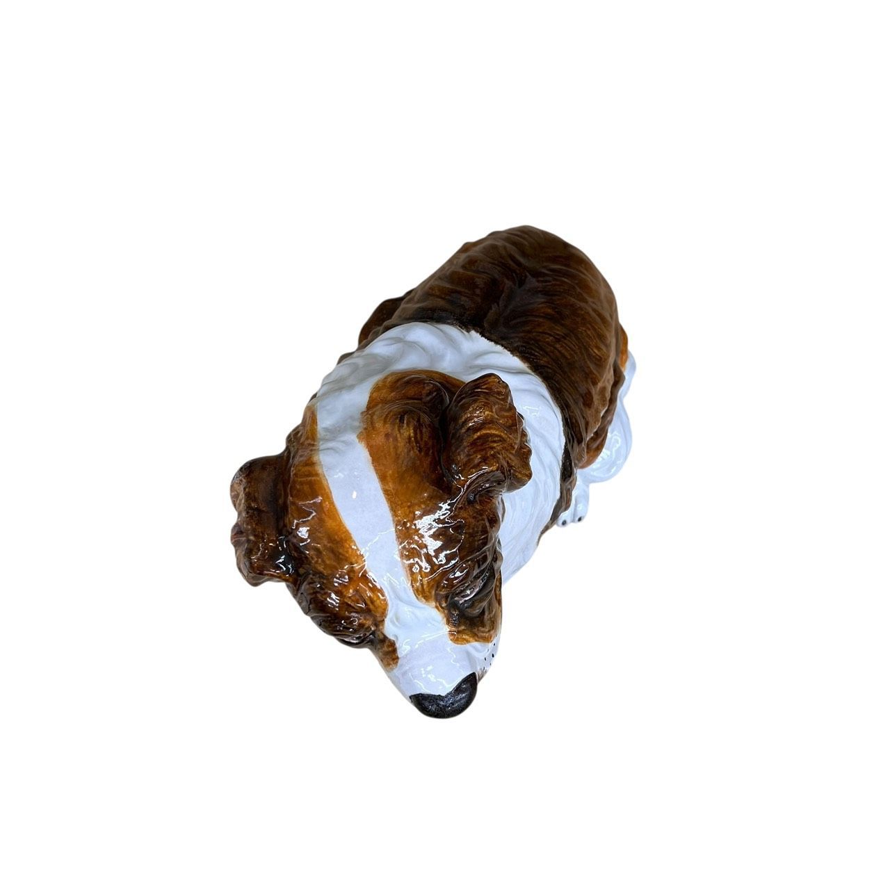 セントバーナード 陶器製 置物 オブジェ - メルカリ