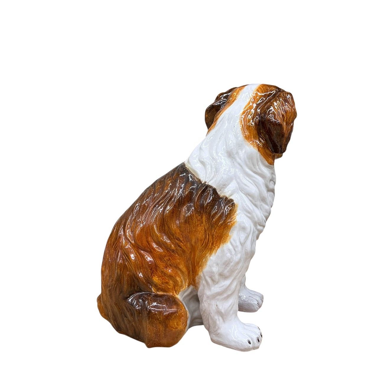 セントバーナード 陶器製 置物 オブジェ - メルカリ