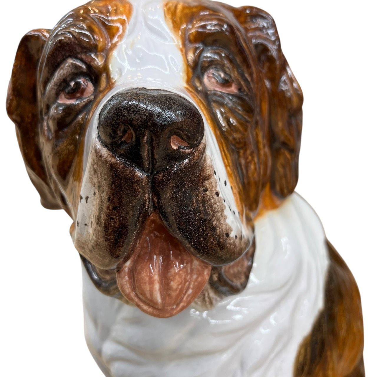 セントバーナード 陶器製 置物 オブジェ - メルカリ