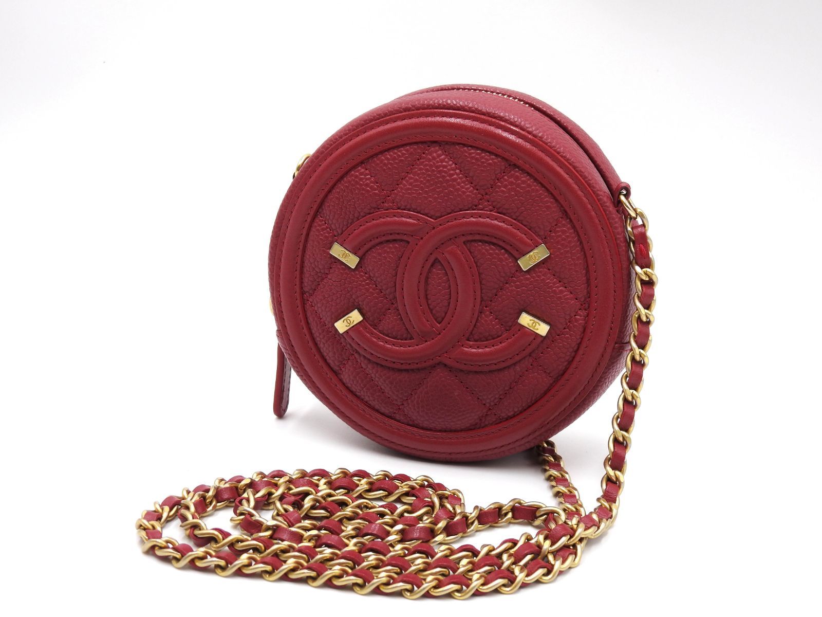 シャネル CCフィリグリー マトラッセ ココマーク ラウンド チェーン