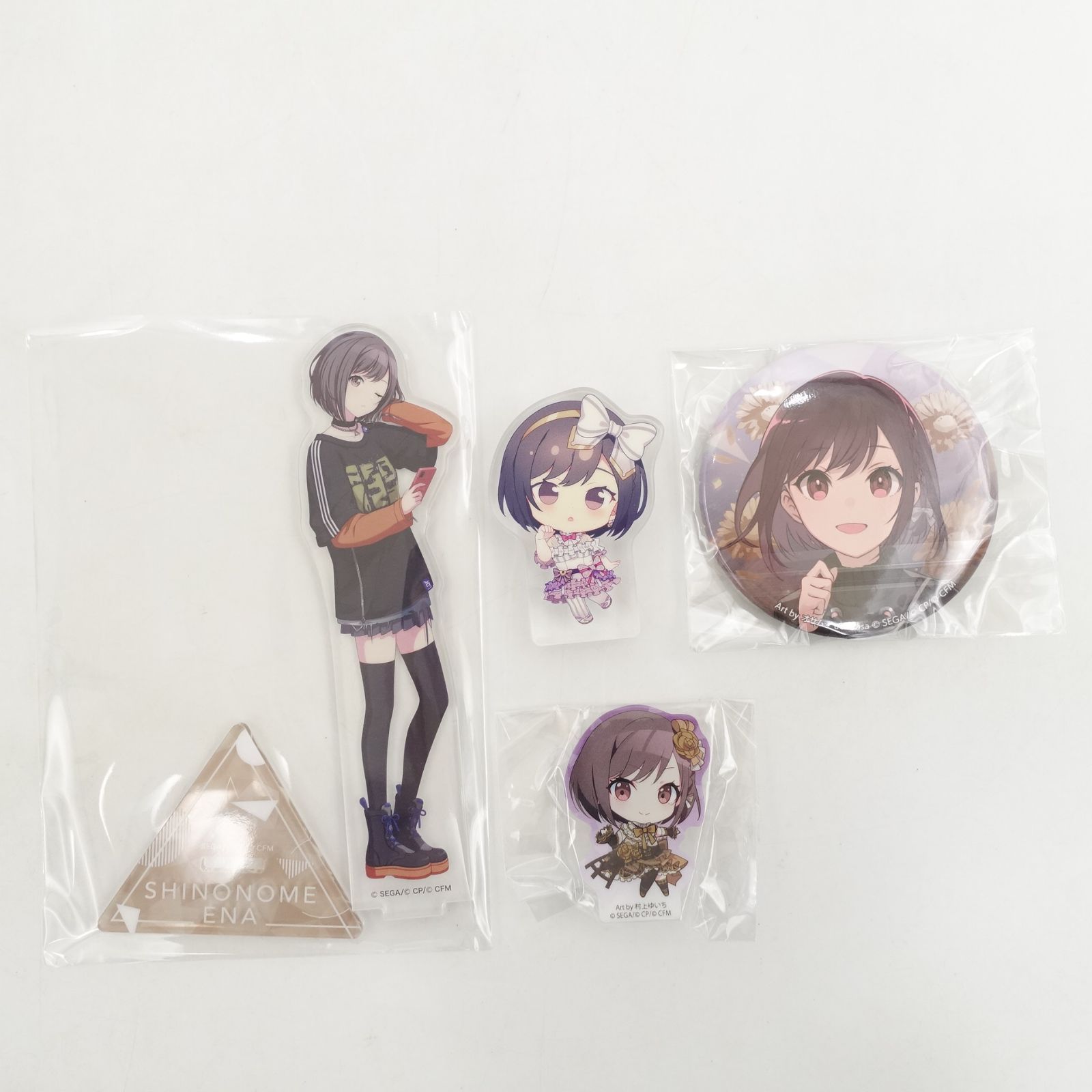 プロセカ 東雲絵名 アクスタ 缶バッジ ころっと クリップ まとめ売り