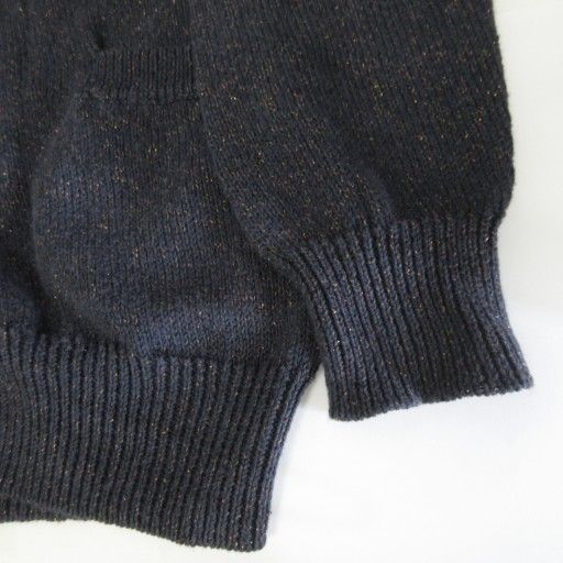 ドゥロワー Drawer カーディガン ニット リネン ラメ グリッター V