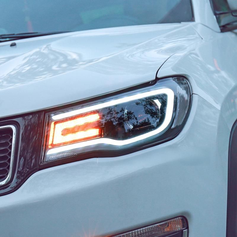 ジープ コンパス（Jeep Compass）2017～19年対応 LEDヘッドライト左右