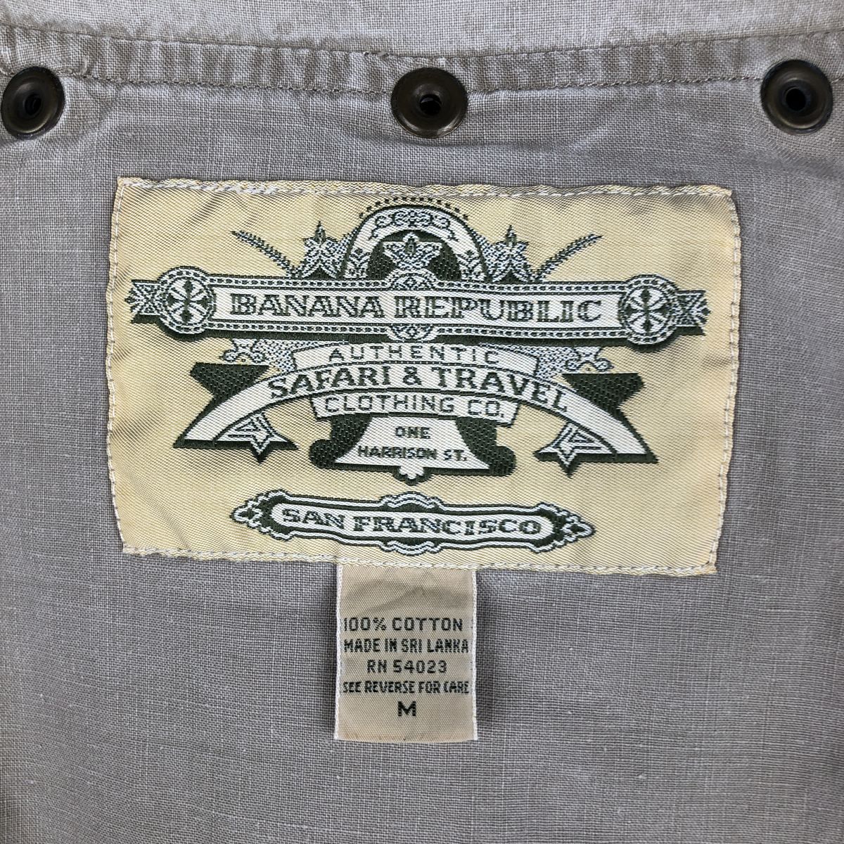 古着 90年代 バナナリパブリック BANANA REPUBLIC サファリベスト メンズM相当 ヴィンテージ/eaa609778 古着 90年代 バナナリパブリック BANANA REPUBLIC サファリベスト