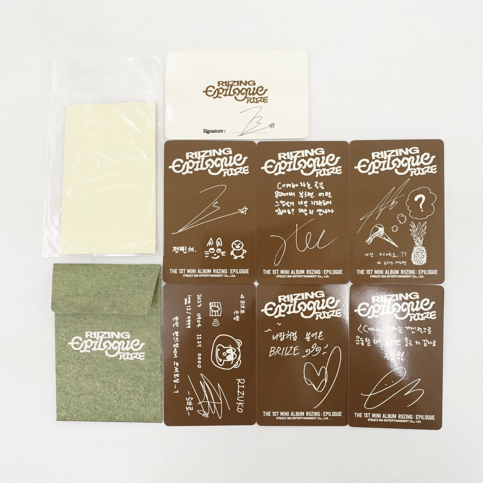 RIIZE ソヒ アントン ウンソク RIIZING：Epilogue TRAVEL BAG Ver