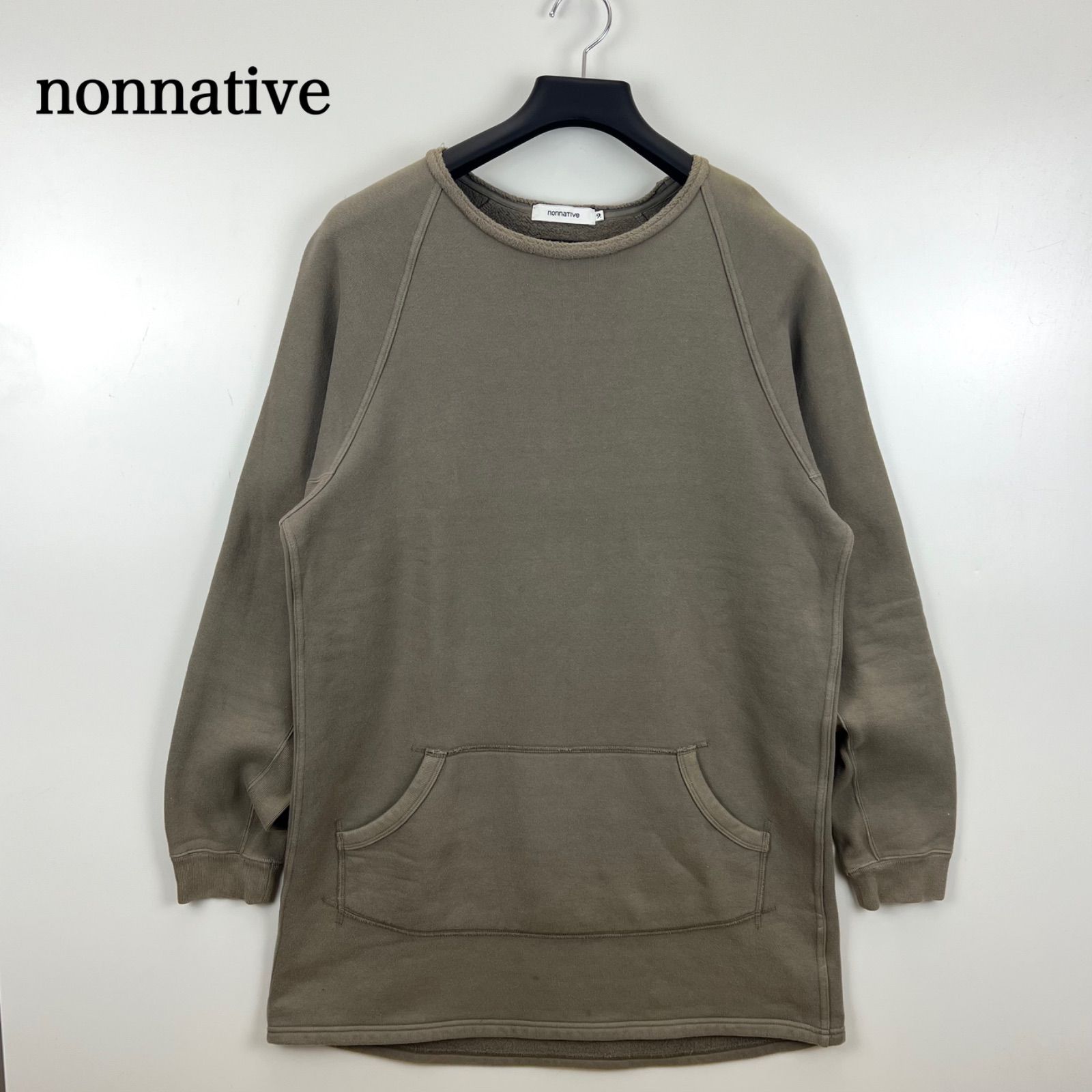 nonnative17aw long pullover cotton sweatshirts 2 NN-C3205 ノン 