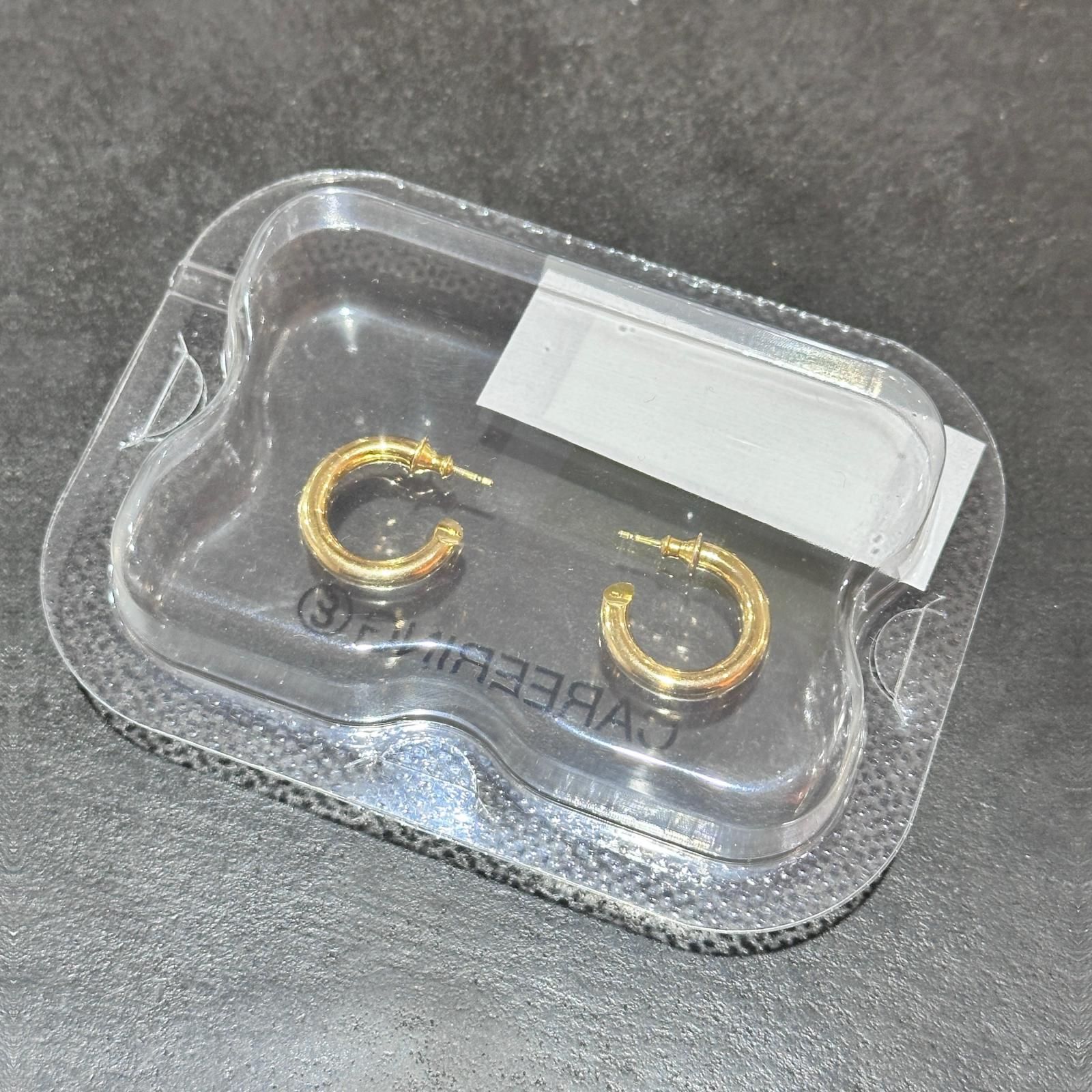 参考上代58300円 CAREERING PLACEBO 701 ピアス 両耳用 キャリアリング