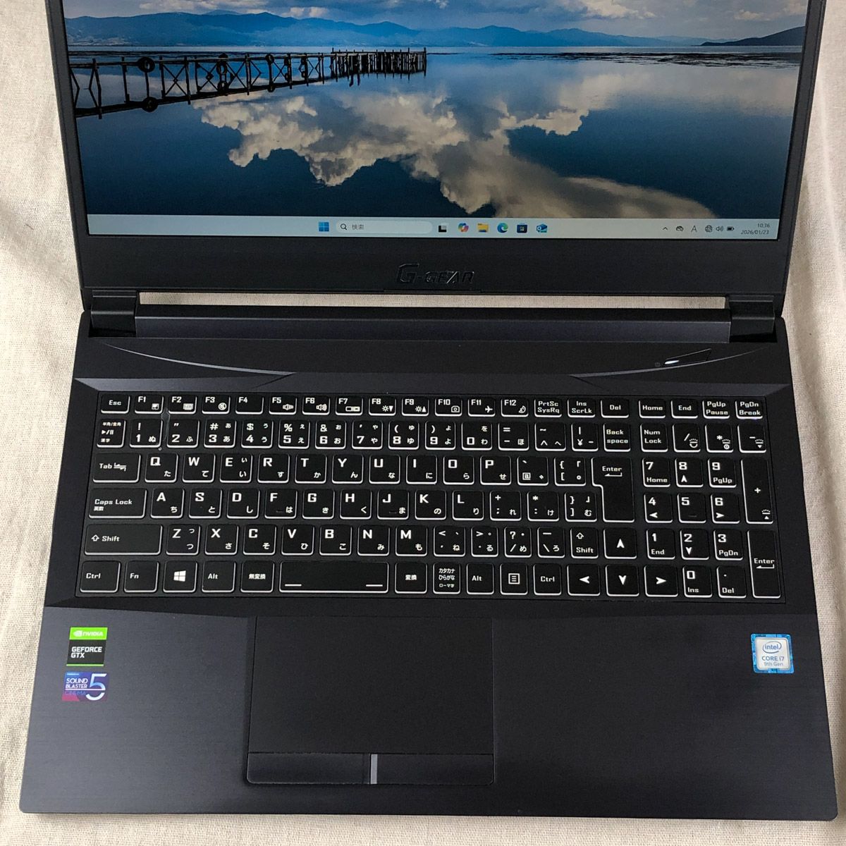 ◇ジャンク品・本体のみ◇ゲーミングPC G-GEAR note N1546K【i7-9750H