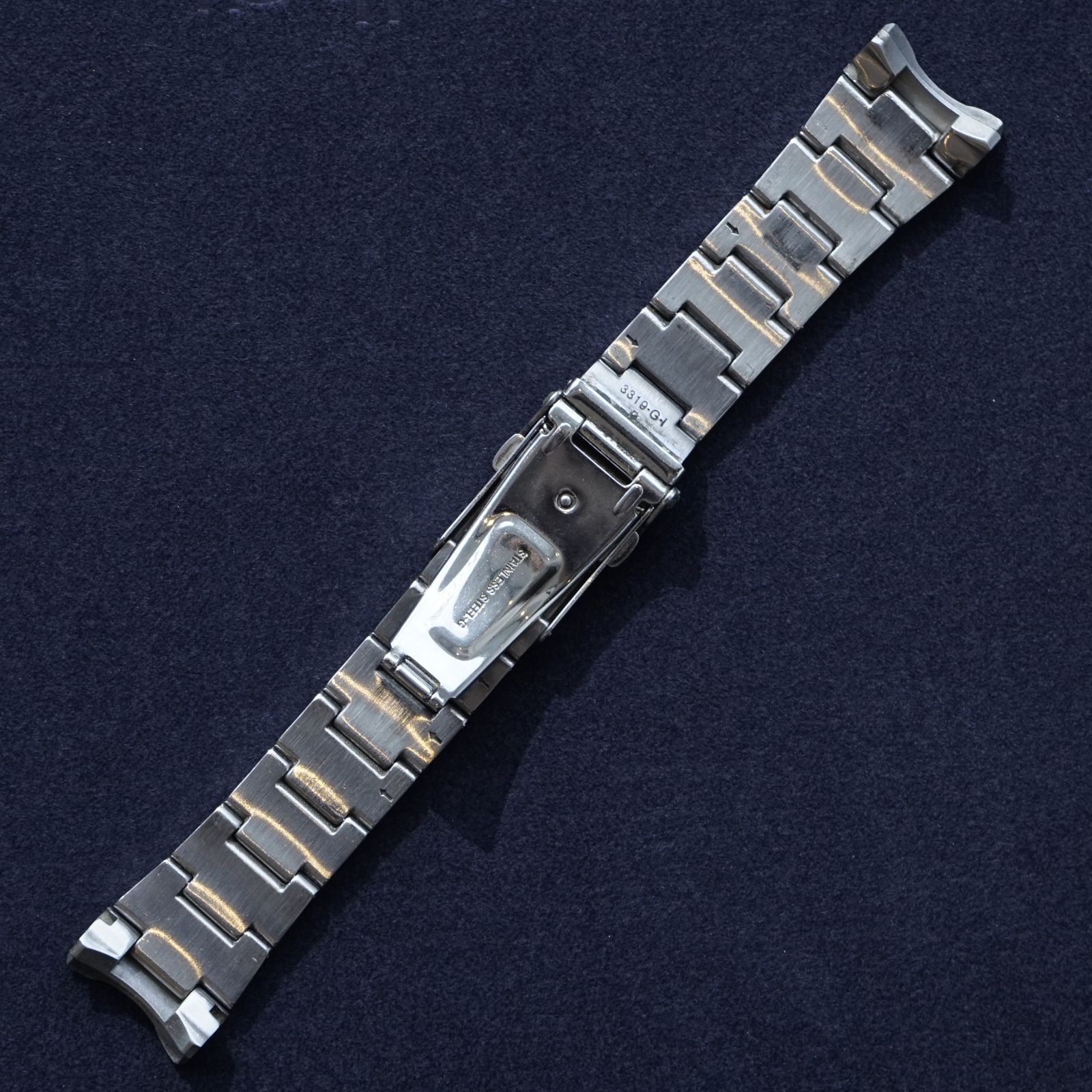 セイコー5 純正 メタルブレス 22mm メタルバンド SS メンズ バックル 