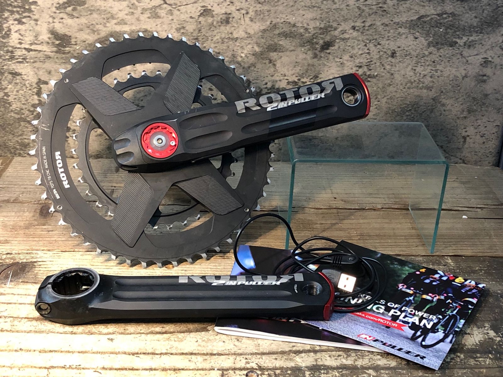 JS704 ローター ROTOR 2IN POWER パワーメーター クランクセット 172.5