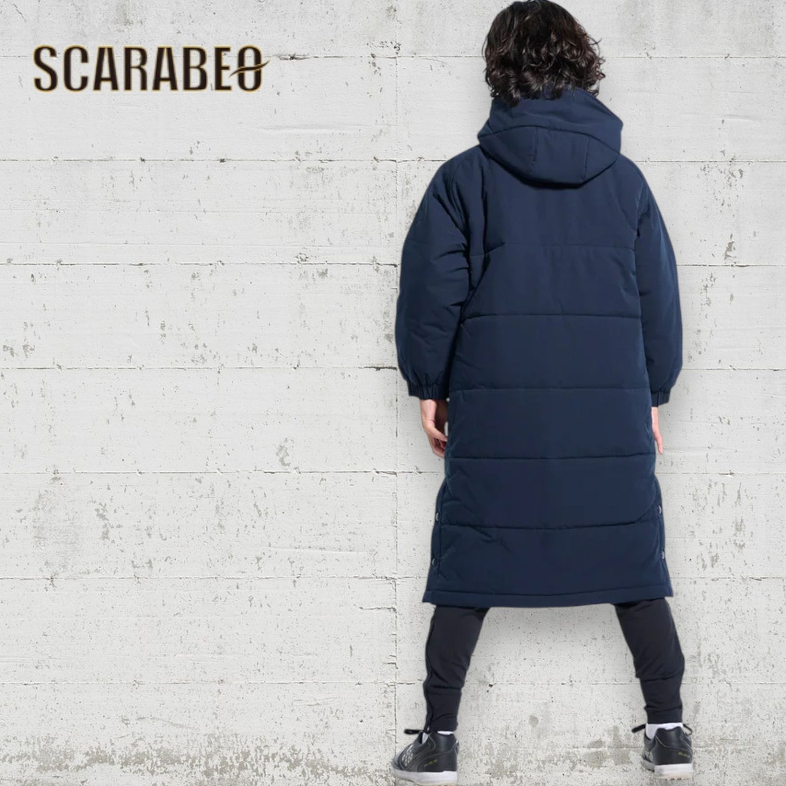 スボルメ SVOLME ジュニア 発熱中綿ベンチコート 1243-33304 ネイビー