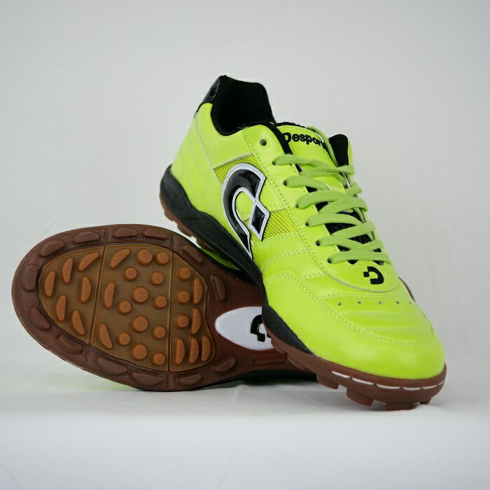 【デスポルチ desporte】 サンルイス KT 2 シャトルーズグリーン×ブラック フットサル トレーニングシューズ DS1445-cgblk Sao Luis KT II シャトルーズグリーン×ブラック 23.0