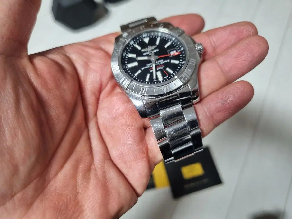  BREITLING ブライトリング アベンジャー2 GMT 43mm ケーブル編み 自動巻き時計 腕時計(アナログ)