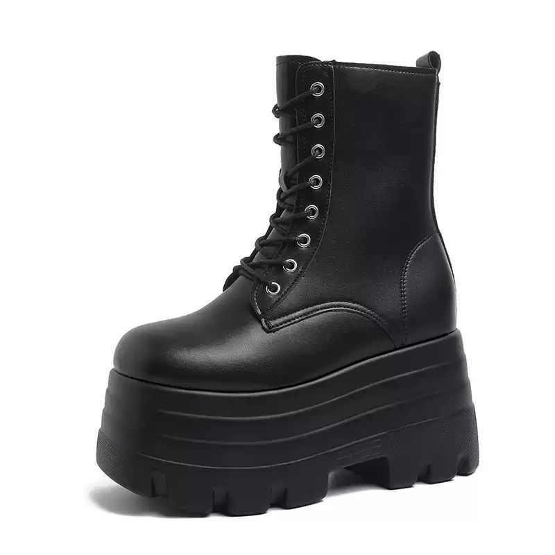 送料無料】コスプレ 厚底ブーツ 20cm 身長アップ コンパクト メンズ