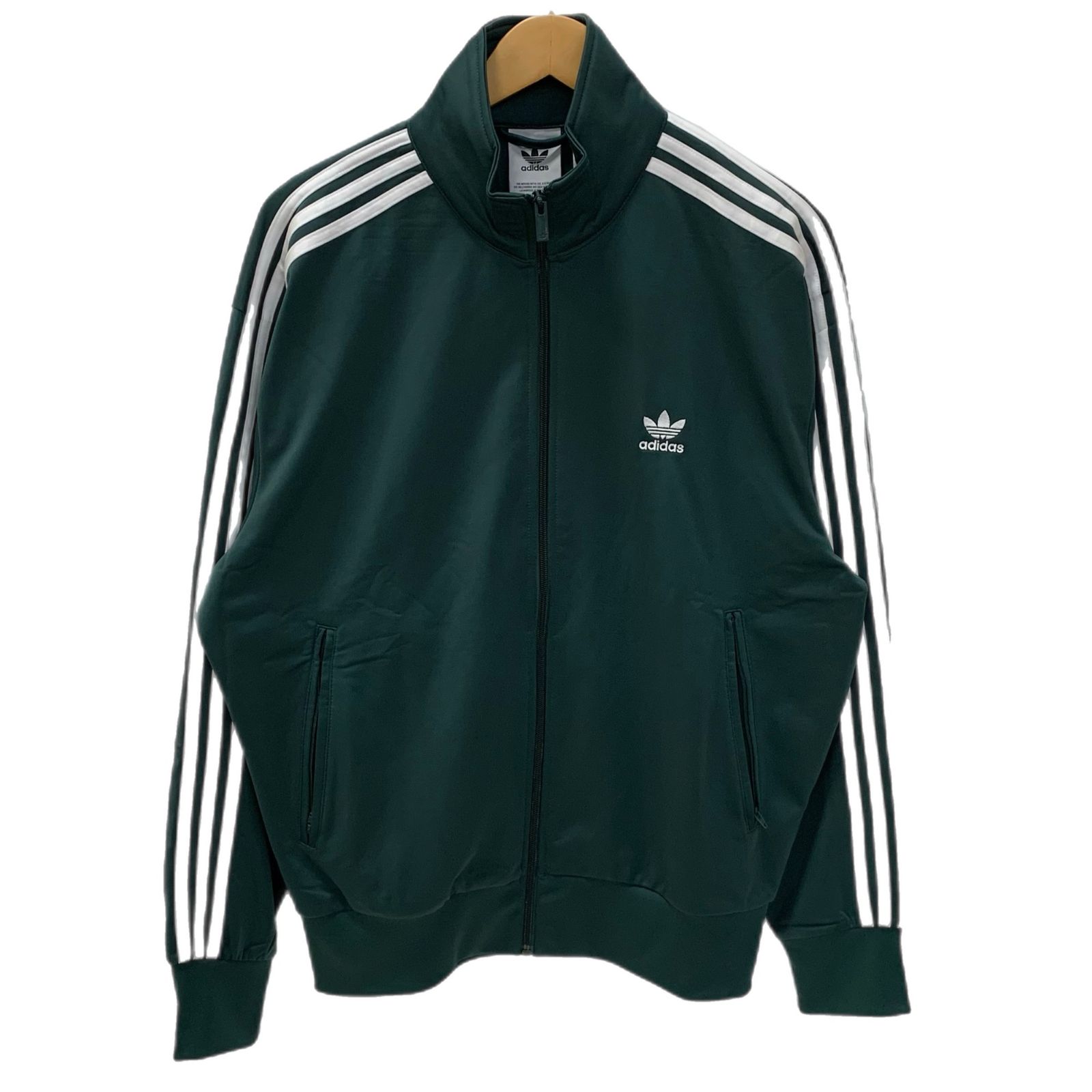アディダス adidas トラックジャケット ジャージ グリーン XLサイズ 