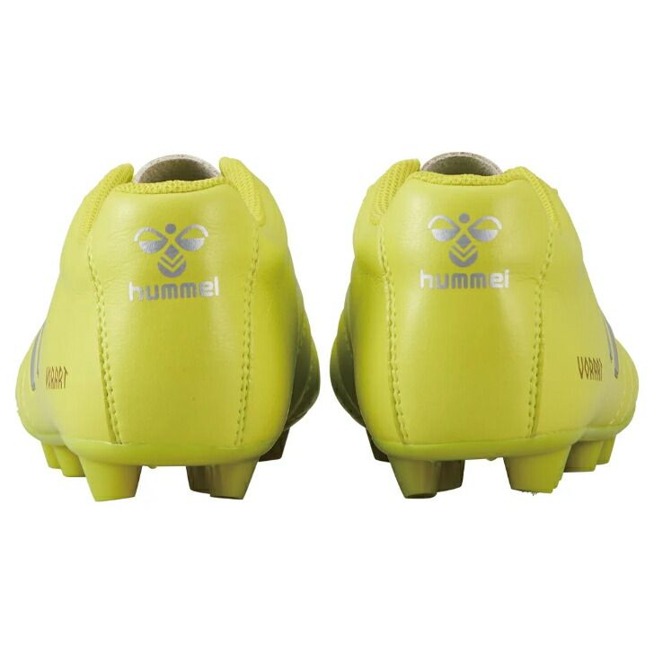hummel(ヒュンメル) ユニセックス子供 ヴォラート3 TF JR. ヒュンメル ヴォラート3 Jr. ライムイエロー×シルバー ジュニア サッカースパイク ワイド対応 土 人工芝 天然芝対応 hjs1119-3295 22.5 SUPERWIDE