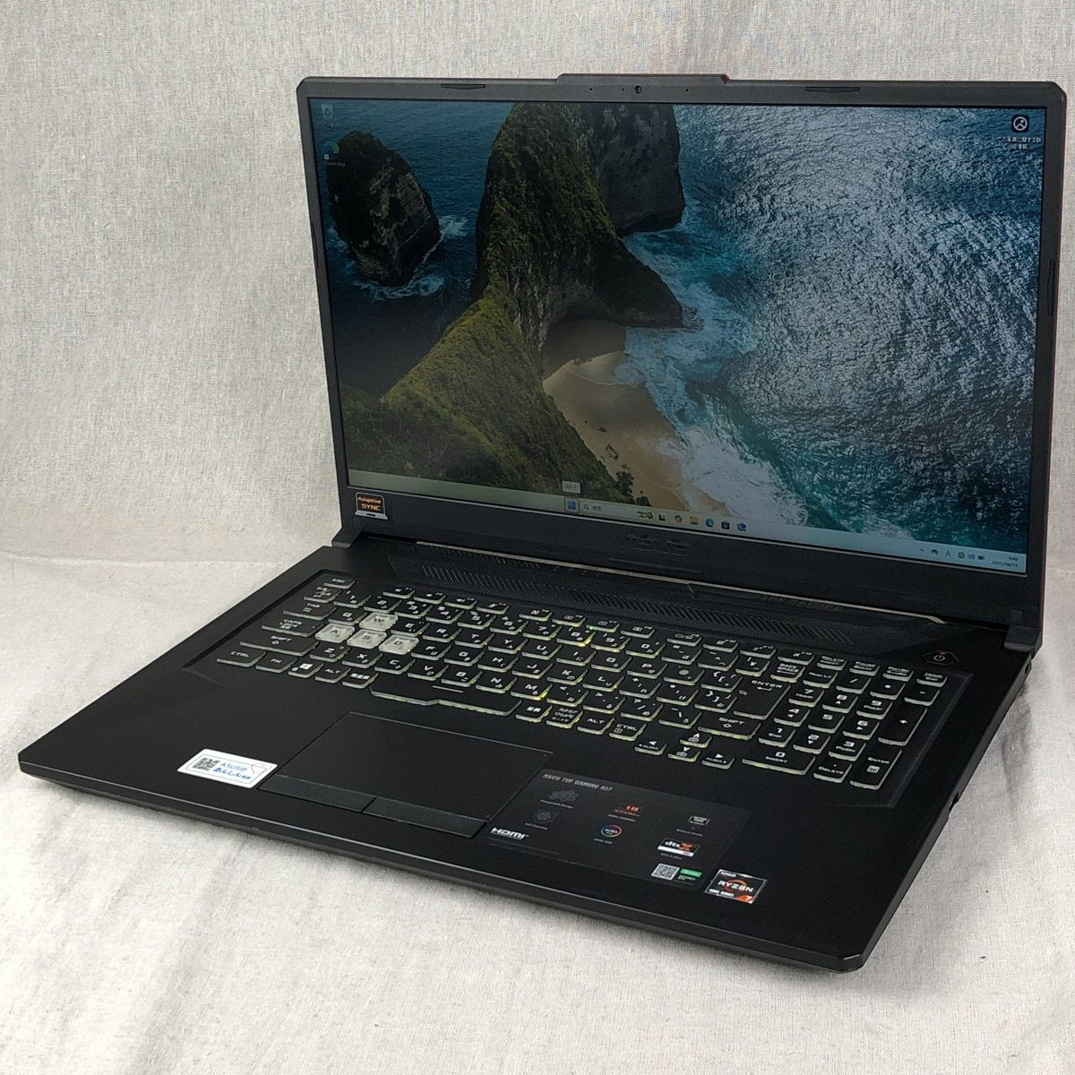 ◇ジャンク品・本体のみ◇ゲーミングPC ASUS TUF Gaming A17 FA706II
