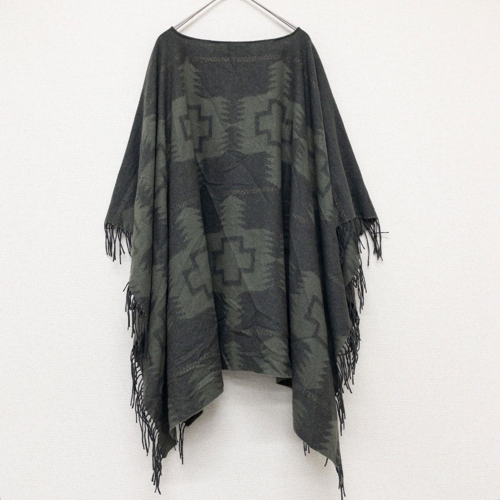 LAUREN RALPH LAUREN ローレン ラルフローレン ポンチョ ケープ