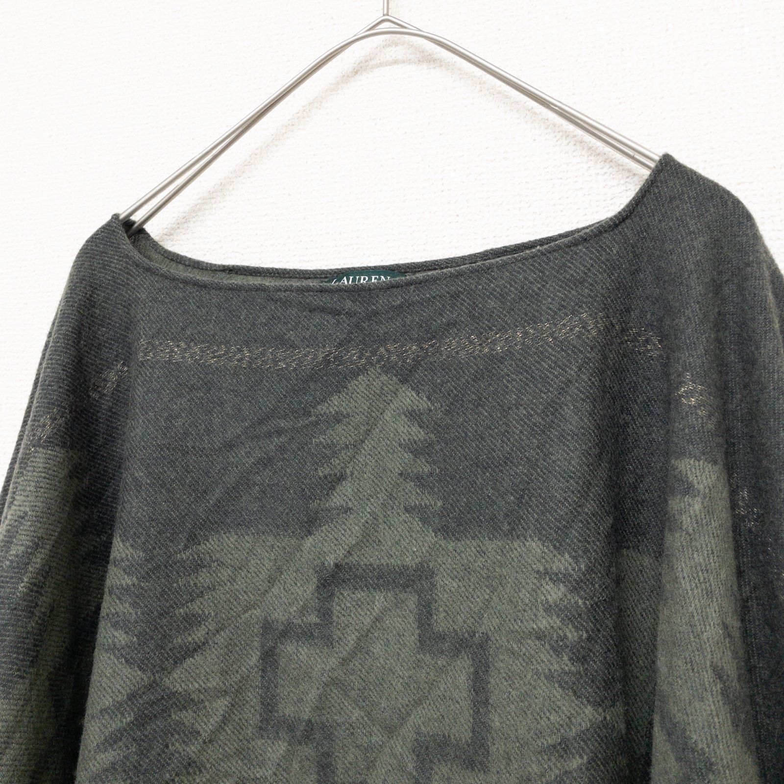 ラルフローレン　レディース　ネイティブポンチョ　ケープ 即発ラルフローレンインディアンネイティブポンチョブランケット