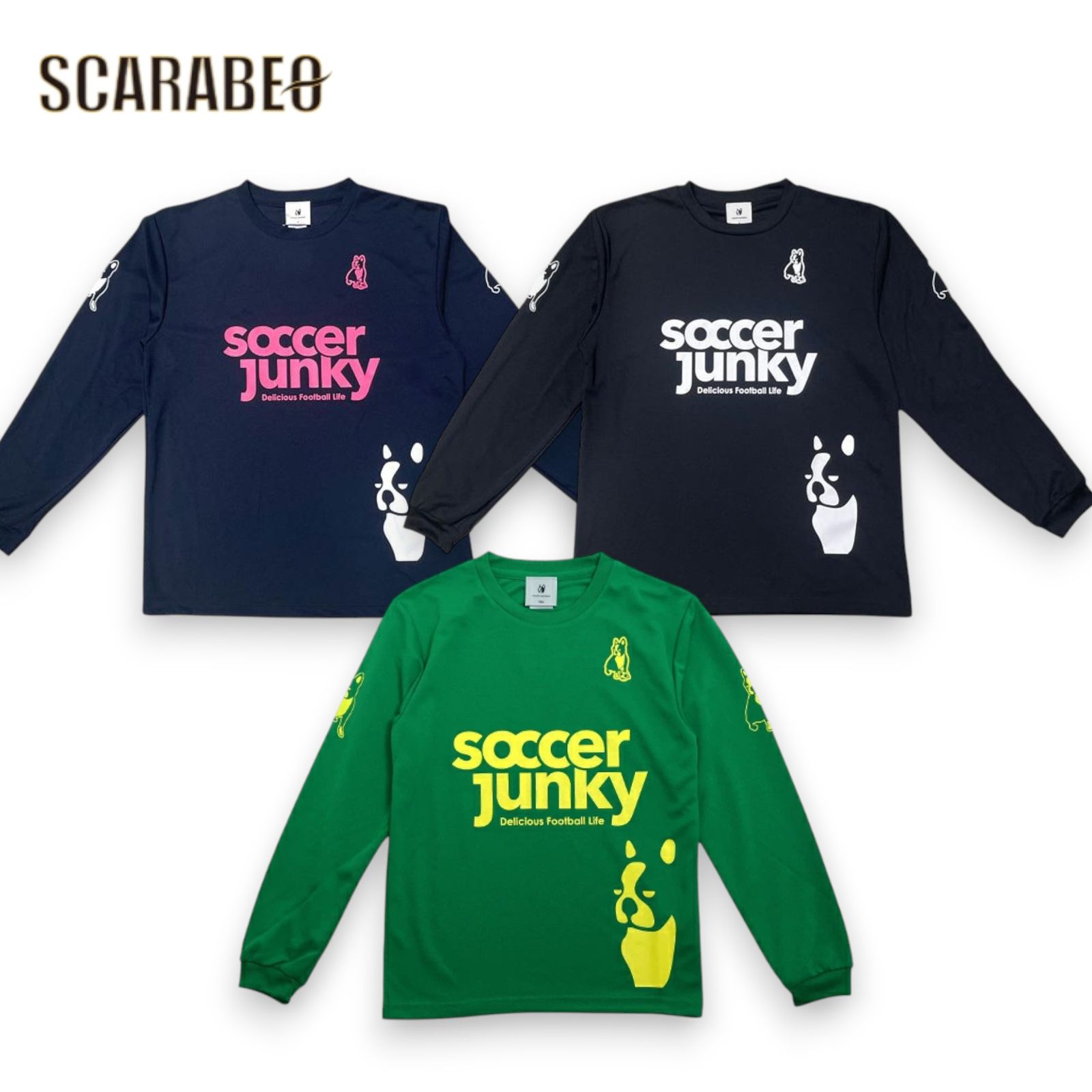 サッカージャンキー SoccerJunky PANDIANI ロングスリーブ Dry TEE