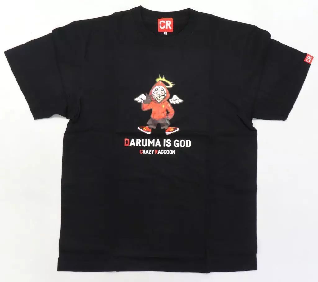 CR だるまいずごっど Tシャツ ブラック 新品未開封(April) 中古】Tシャツ だるまいずごっど DARUMA IS GOD TEE(Tシャツ) ブラック