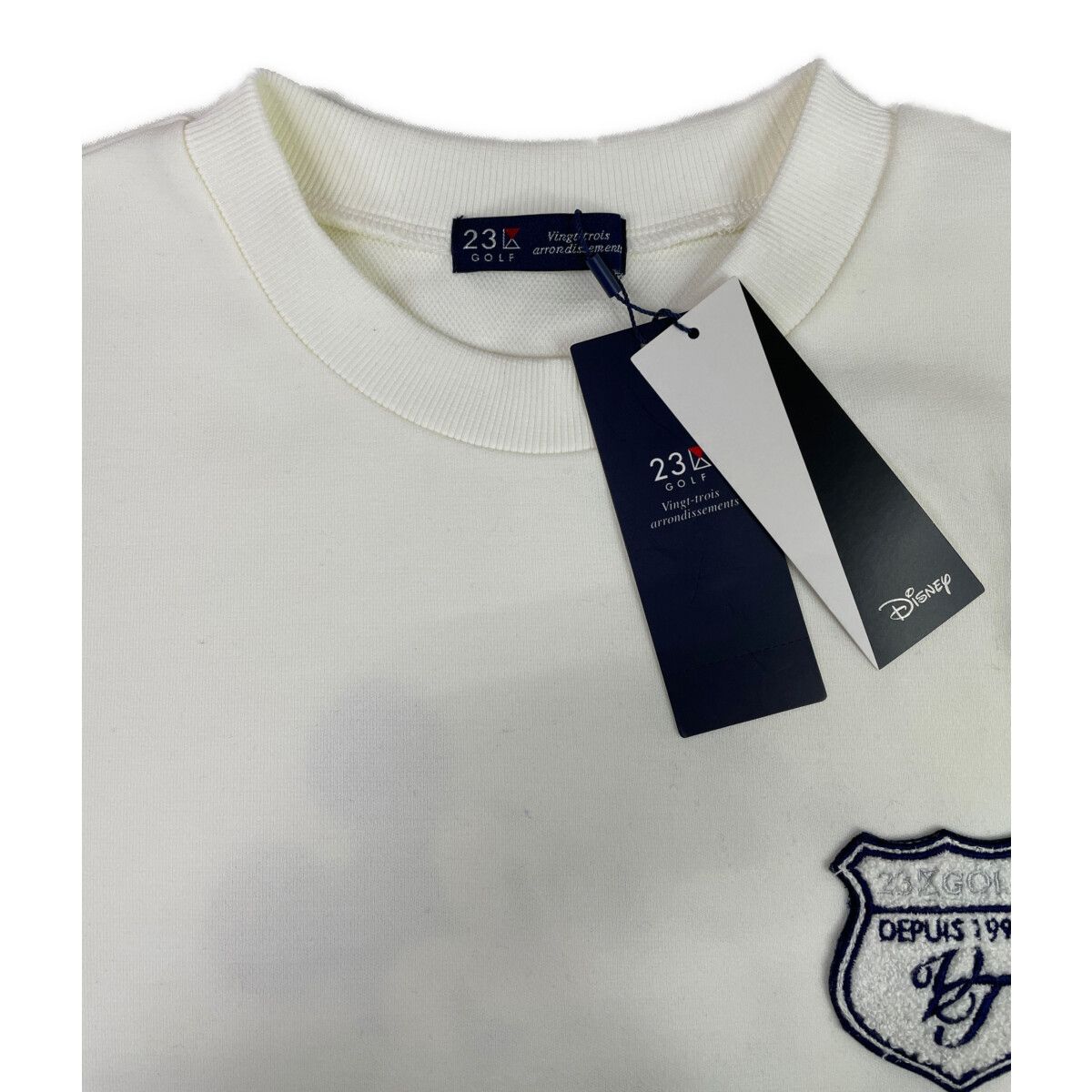 未使用品 メンズ 23区ゴルフ 23区GOLF スウェット L 白 ホワイト