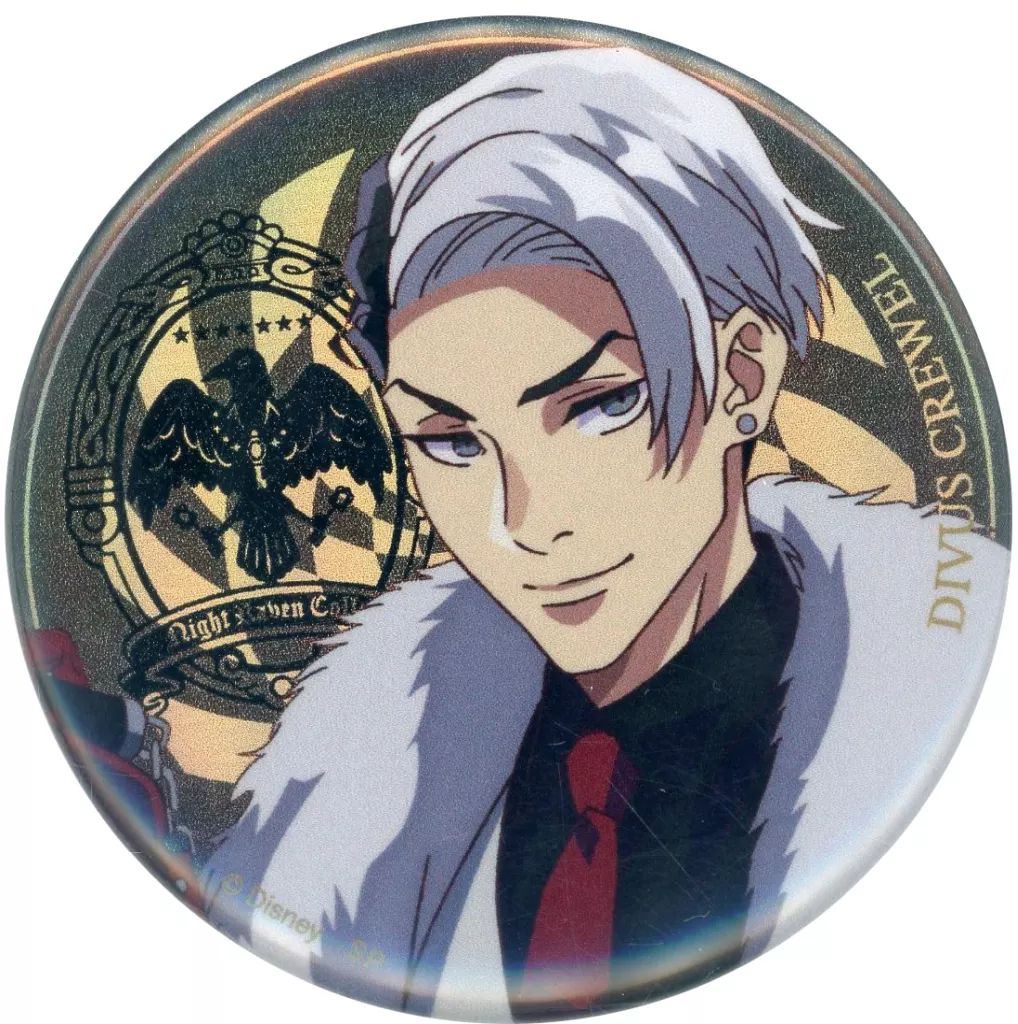 ツイステッドワンダーランド デイヴィス・クルーウェル スクエア 缶バッジ ツイステッドワンダーランド デイヴィス・クルーウェル スクエア 缶