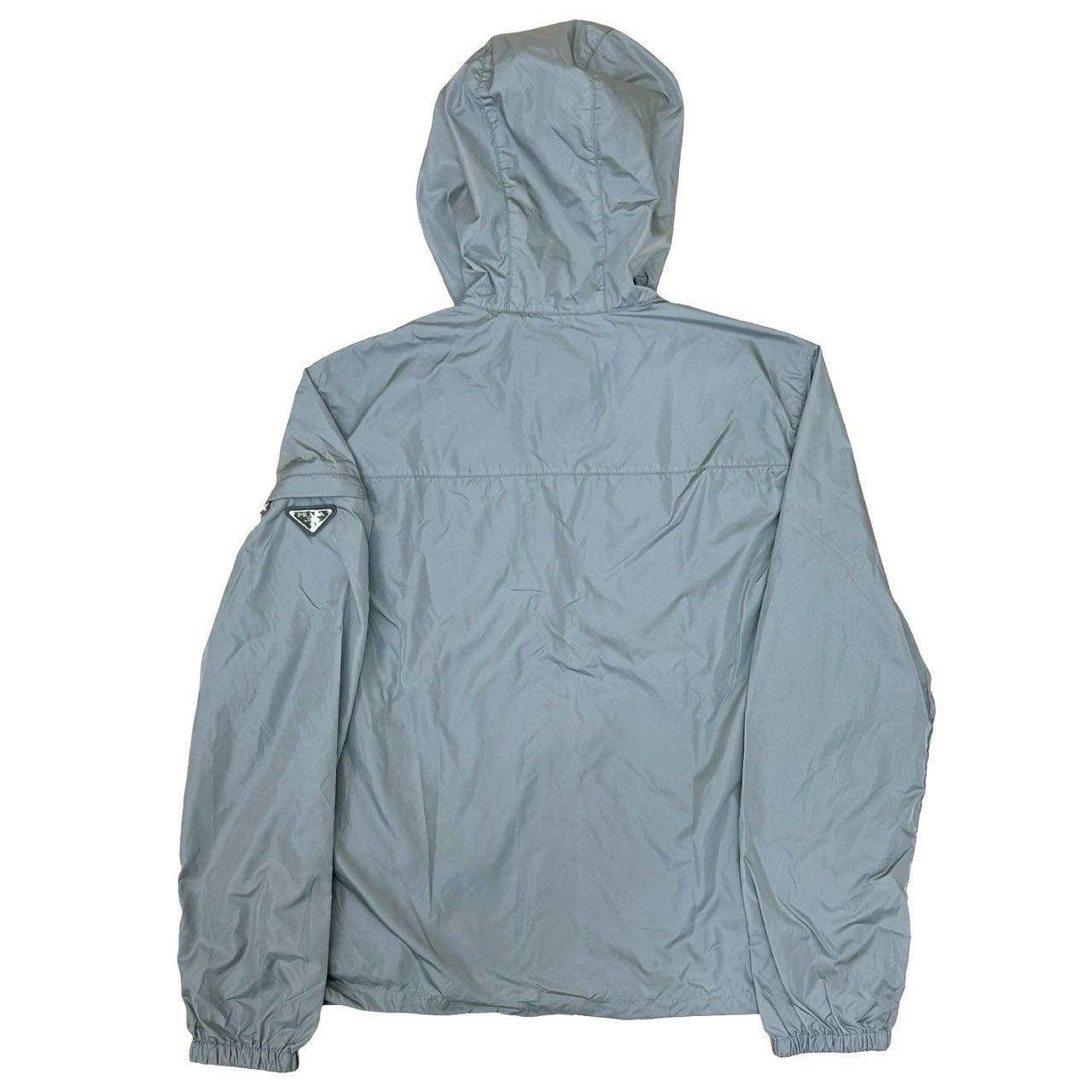 PRADA プラダ　スポーツ　オールドプラダ　グレー　止水　ブルゾン 極 美品 希少品 PRADA プラダスポーツ ナイロン ジップアップ