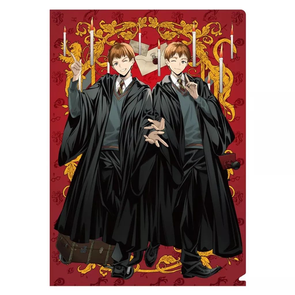 中古】クリアファイル フレッド＆ジョージ・ウィーズリー A4クリアファイル/組分け 「ハリー・ポッター」 - メルカリ