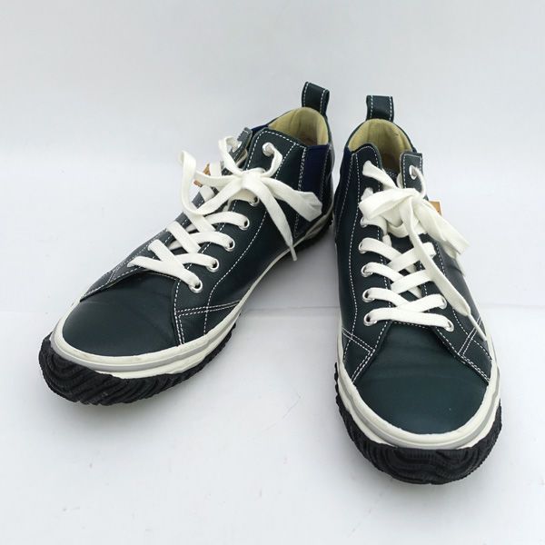 SPINGLE MOVE ◇スニーカー/ローカット/レザー/グリーン/サイズS（24.5