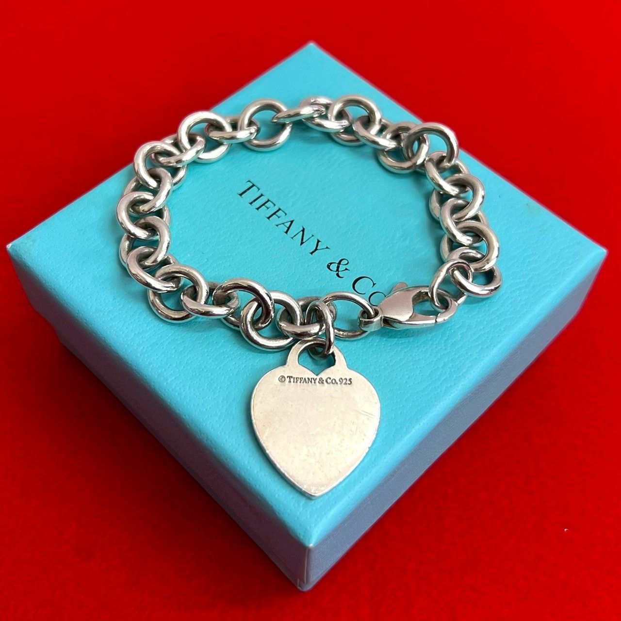 Tiffany&Co. ティファニー　リターントゥ　ハート　プレートブレスレット 極 美品 希少品 TIFFANY&Co. ティファニー リターントゥ ハート ロゴ