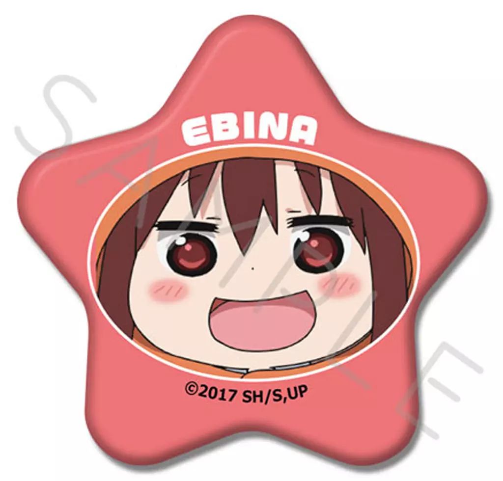 中古】バッジ・ビンズ デザインB 星型缶バッジ 「TVアニメ 干物妹!う