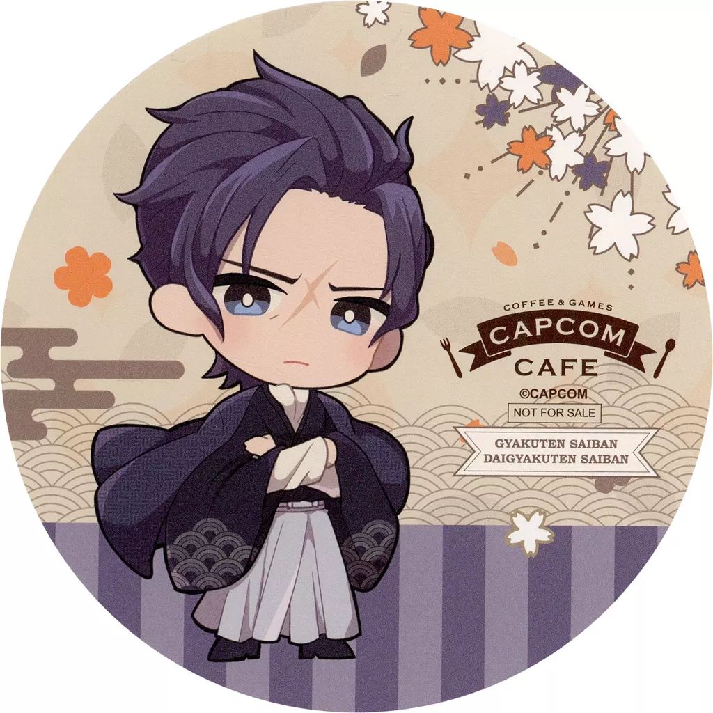 大逆転裁判 ブリキコースター バロック・バンジークス 大逆転裁判 コースター バロック バンジークス 明治村 カプコン カフェ