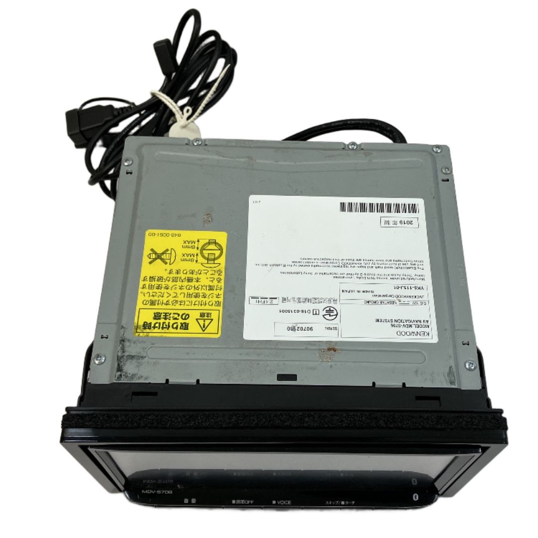 KENWOOD MDV-S706 2019年製 ナビ カー用品 ケンウッド 中古 Y10851626